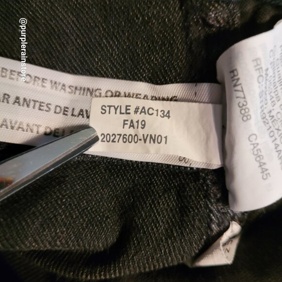 Madewell Jeans 28 Skinny 10" High Rise Eclipse Wash AC134 Tummy Control Stretch - Picture 7 of 13